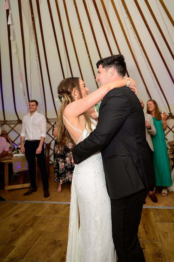 First Dance picture, Tadcaster Rustic Yurt Wedding, Rustic Yurt Wedding Photos, Tadcaster Wedding Photographer