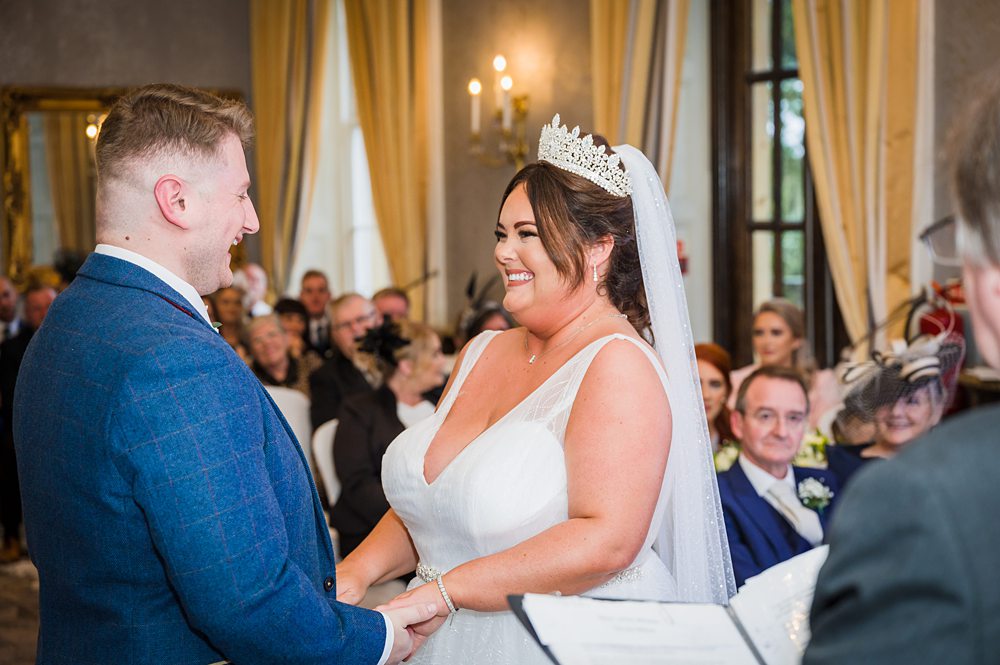 photograph of the wedding service, Oulton Hall Hotel Leeds, Oulton Hall Hotel Wedding Photography