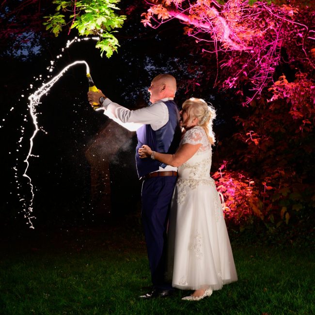 Bride and Groom portraits - Holmfield Arms