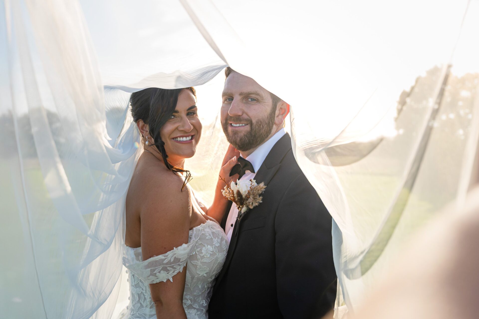 Masterpiece cinematic night wedding portrait at Woodstock Weddings Yorkshire by luxury photographer Nicholas Teal